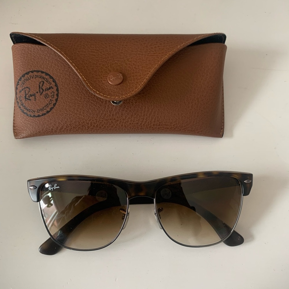 • NWOT aviator tortoise shell ray-ban sunglasses •
